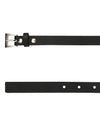 Bulchee Women's Leather Jeans Belt – Black, Genuine Leather, Nickel Buckle, 20mm Width – Size S (38–40")