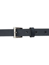 Bulchee Women's Leather Jeans Belt – Blue, Genuine Leather, Nickle Buckle, 20mm Width – Sizes S (38–40"), M (40–42"), L (44–46")