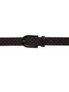 Bulchee Women's Printed Leather Jeans Belt – Brown, Genuine Leather, Nickel Buckle, 30mm Width – Sizes M (40–42"), L (44–46")
