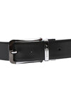 Bulchee Men's Reversible Prong Belt – Grey/Black – L Size, BUL2304B