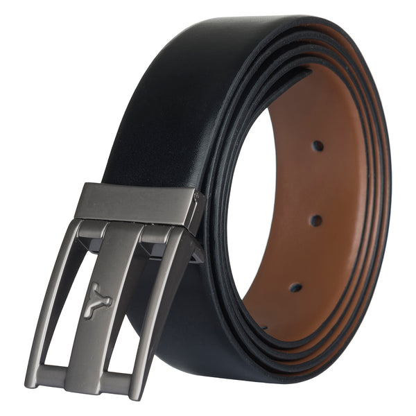 Bulchee Men's Reversible Flat Belt – Tan & Black – Size XL (48-52) | BUL909B