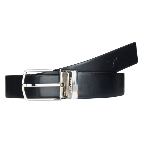 Bulchee Men's Reversible Prong Belt – Black & Brown – Size L (44-46) | BUL911B