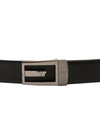 Bulchee Men's Collection | Reversible flat | Black and Brown | Genuine Leather Belt (BUL2314B)