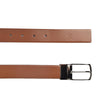 Ufficio Men’s Reversible Prong Belt – Tan/Black – L Size – ECUFF19903B