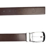 Ufficio Men’s Reversible Prong Belt – Black/Brown – L Size – ECUFF19902B