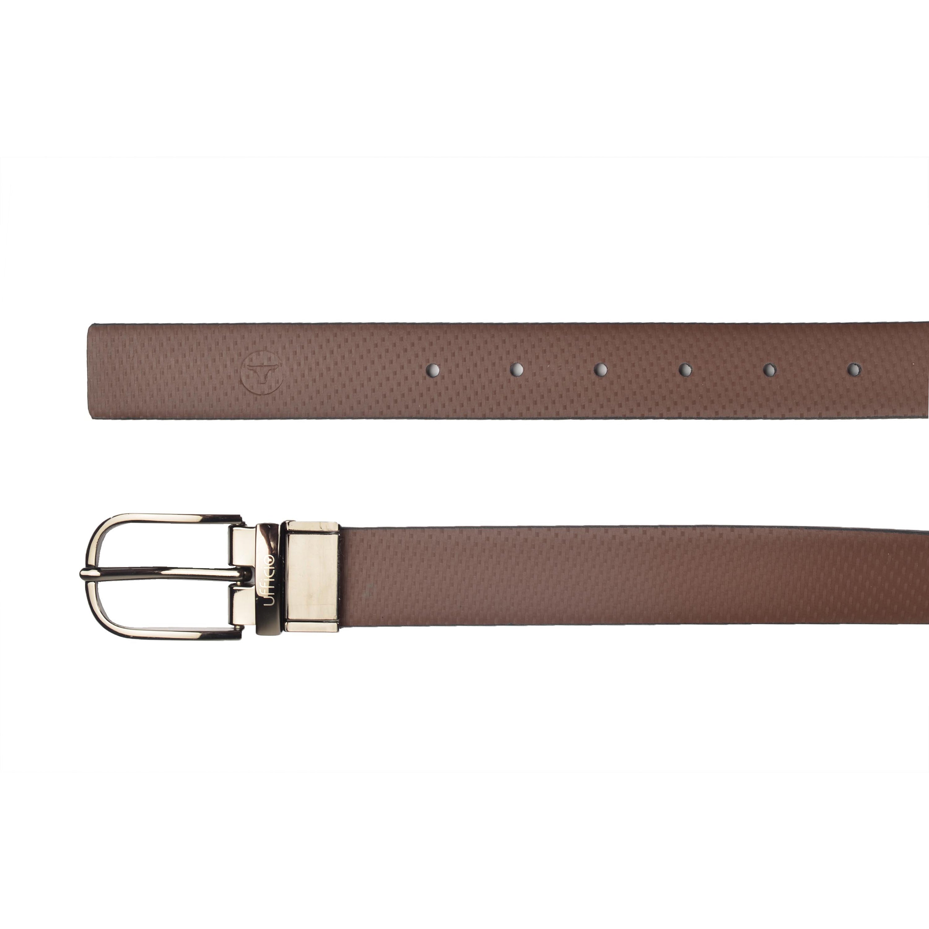 Ufficio Men’s Reversible Prong Belt – ECUFF19901BL