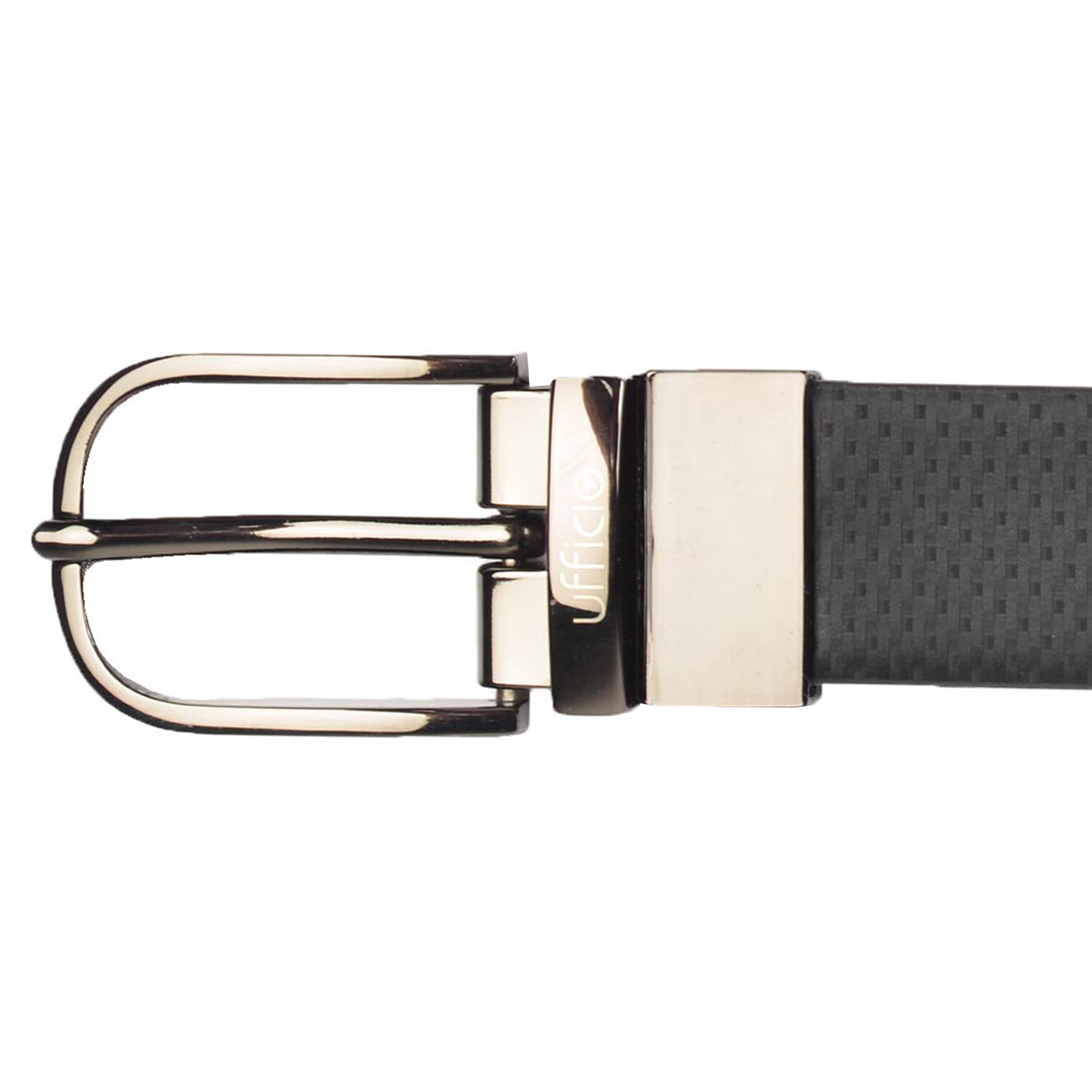 Ufficio Men’s Reversible Prong Belt – ECUFF19901BL