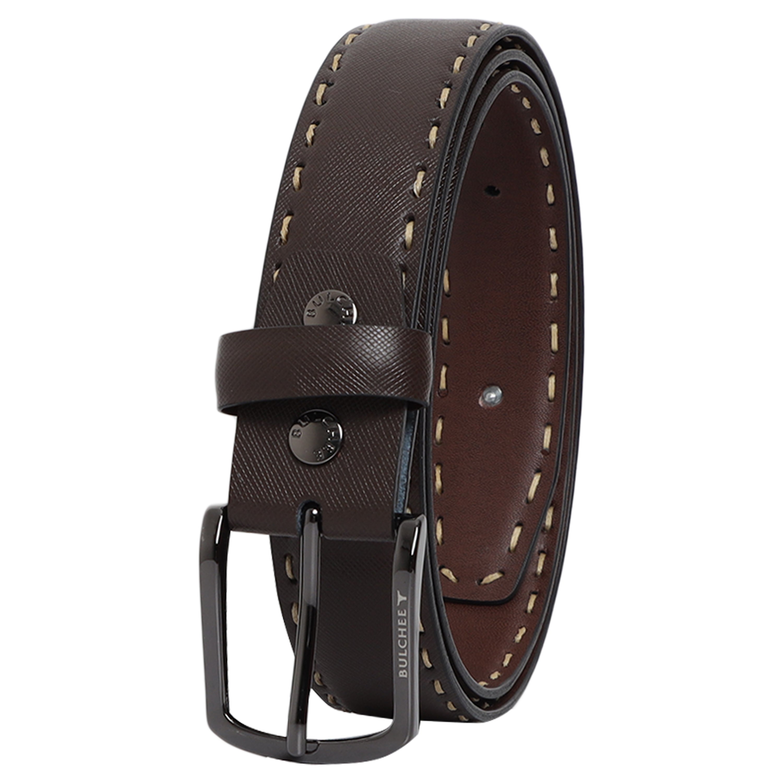 Bulchee Men's Genuine Leather Belt (Casual) Chinos BUL2231/32B