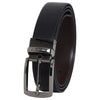 Bulchee Men's Genuine Leather Reversible Buckle Belt (Formal, Black/Brown) BUL2203B