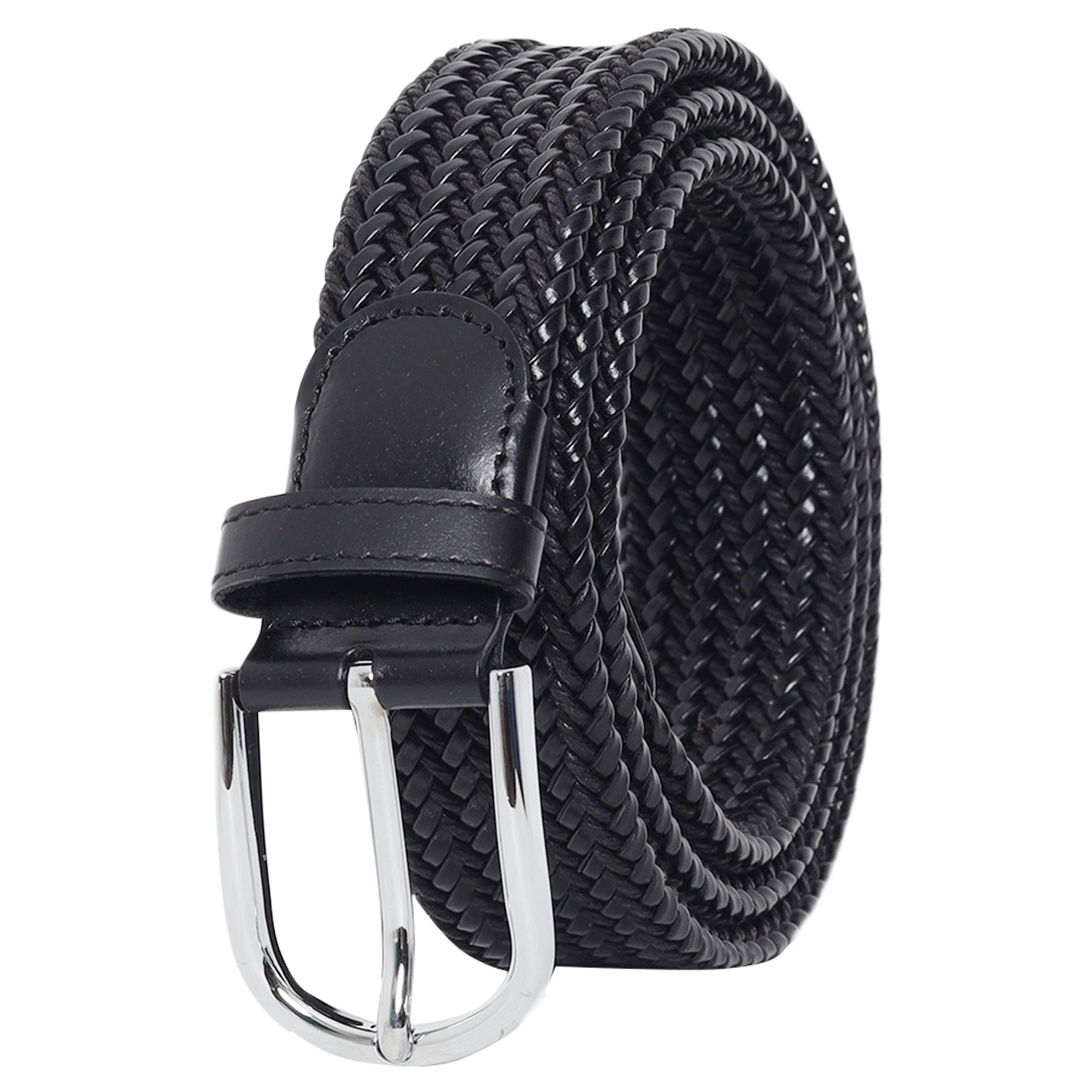 Bulchee Men's Cord and Leather Woven Belt BUL2225/26B