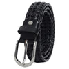 Bulchee Men's Woven Leather Belt BUL2227/28B