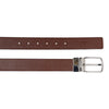 Bulchee Men's Genuine Leather Reversible Buckle Belt (Formal, Black/Tan) BUL2205B
