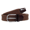 Bulchee Men's Cord and Leather Woven Belt BUL2225/26B