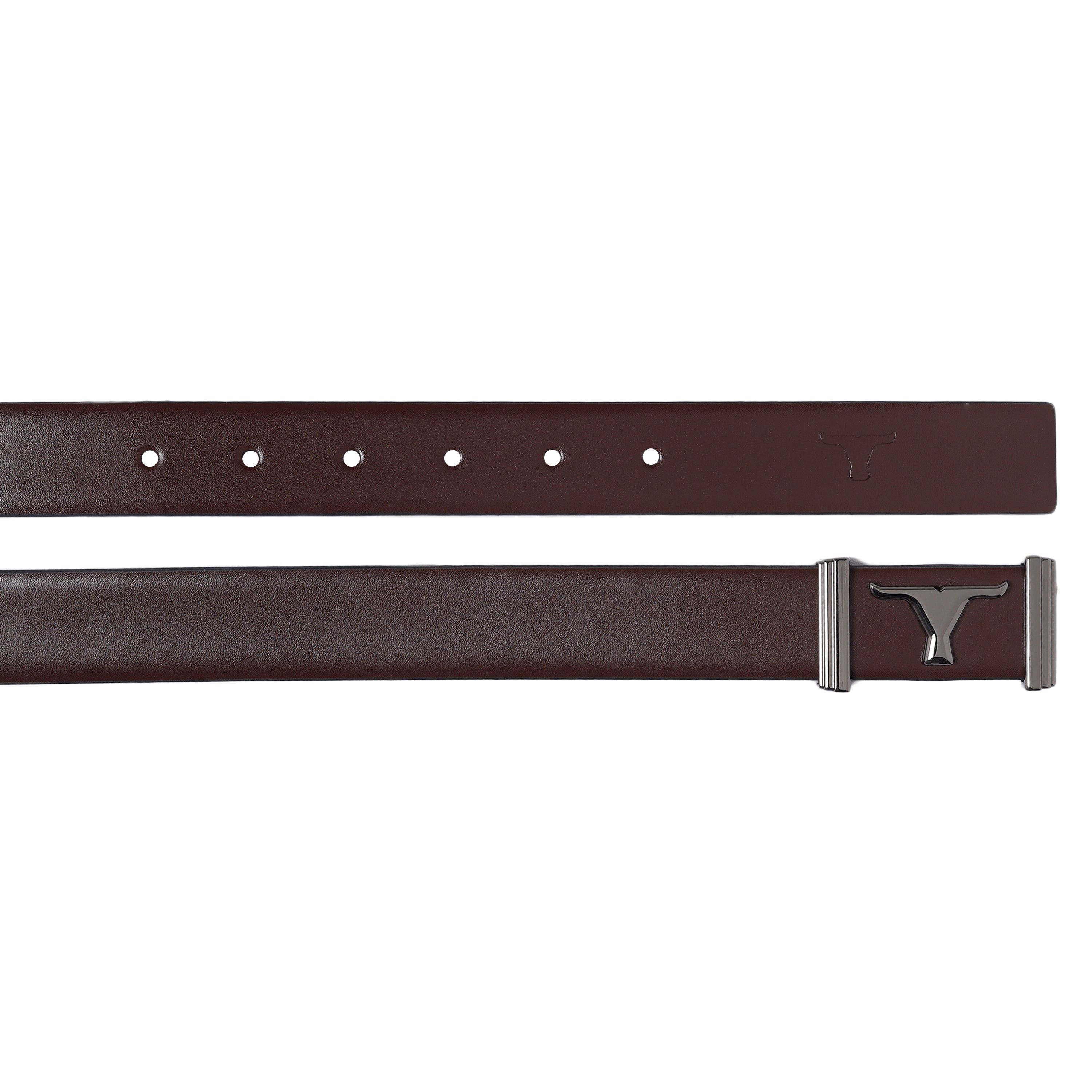 Bulchee Men's Genuine Leather Flat Buckle Belt (Formal) BUL2201/02B