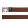Ufficio Men's Genuine Leather Reversible Auto Lock Belt (Formal, Black/Tan)
