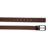 Ufficio Men's Reversible Prong Leather Belt (Formal, Black/Brown)
