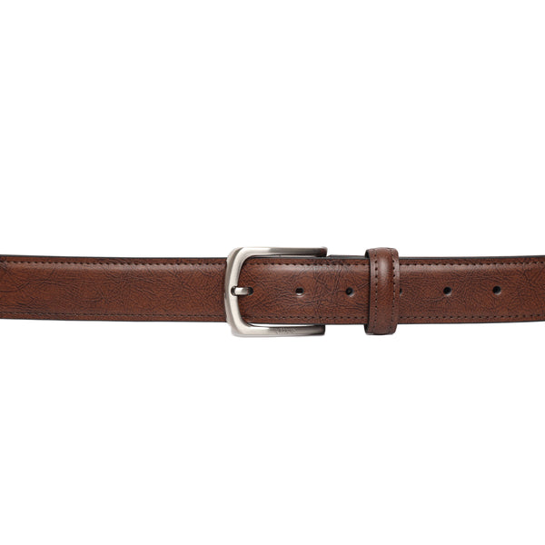 Ufficio Men's Double Color Genuine Leather Belt (Casual, Brown)
