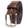 Ufficio Men's Double Color Genuine Leather Belt (Casual, Brown)