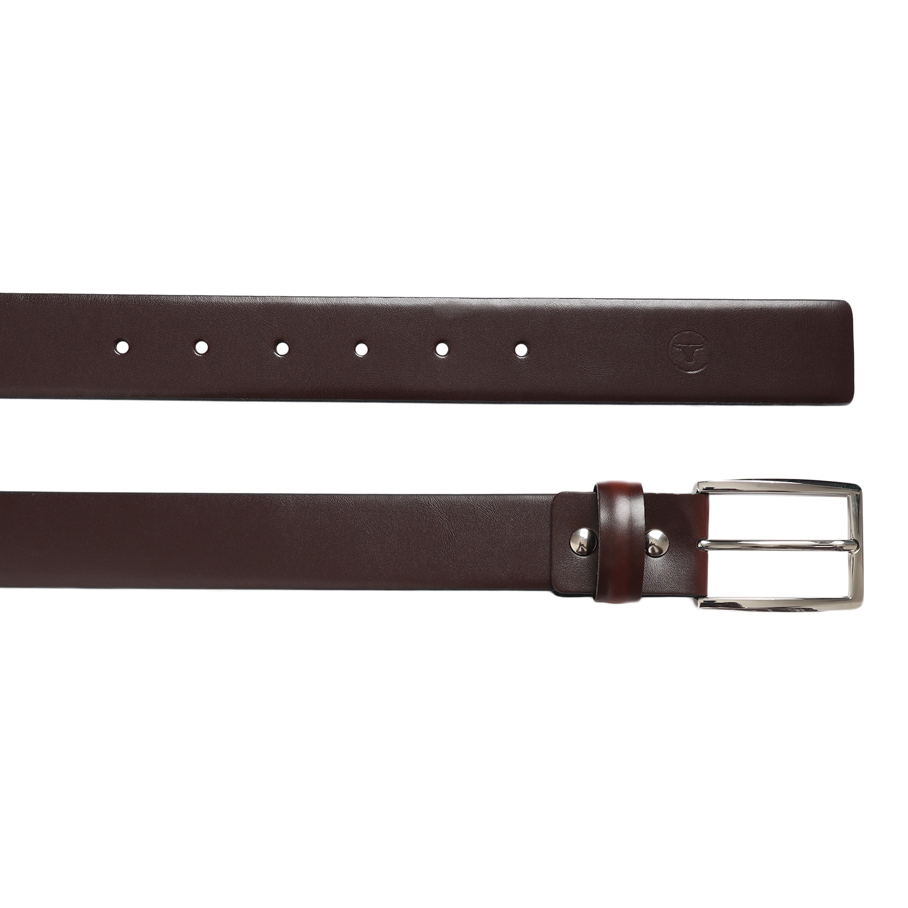 Ufficio Men's Genuine Leather Chino Belt (Casual, Brown)