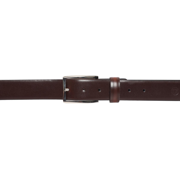 Ufficio Men's Genuine Leather Chino Belt (Casual, Brown)