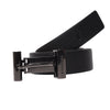 Bulchee Men's Genuine Leather Reversible Buckle Belt (Formal, Black/Brown) BUL2207B