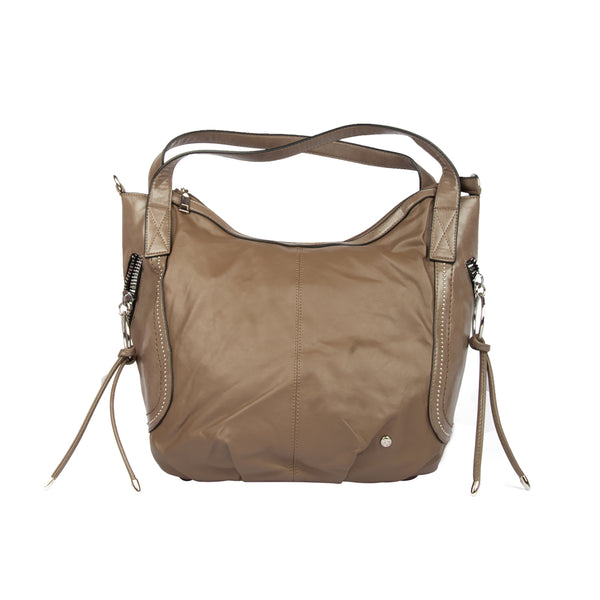 Bulchee Non Leather Ladies Khaki Shoulder Bag - HBP0337.9-19