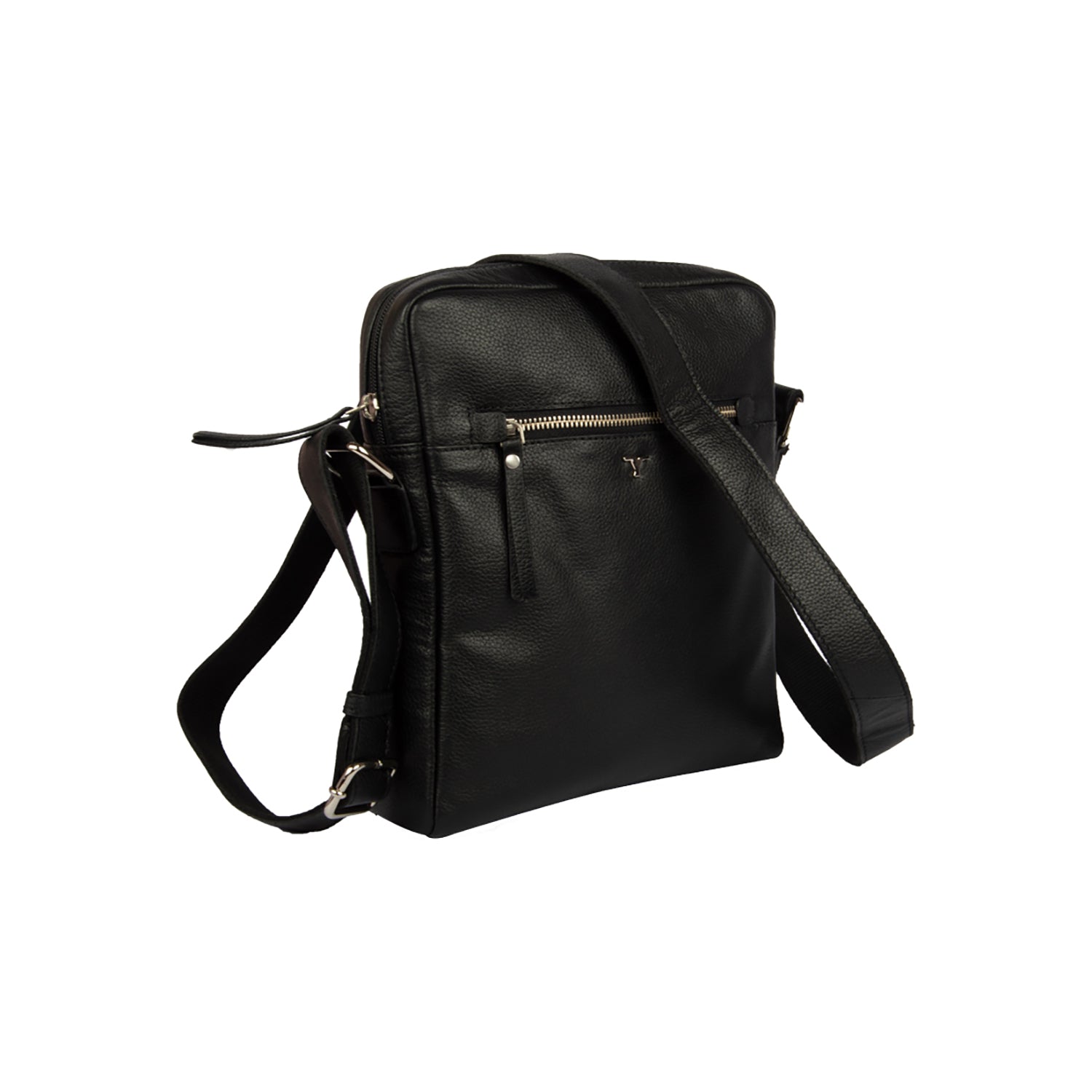 Bulchee Leather Black Messenger Bag MHBL906.1