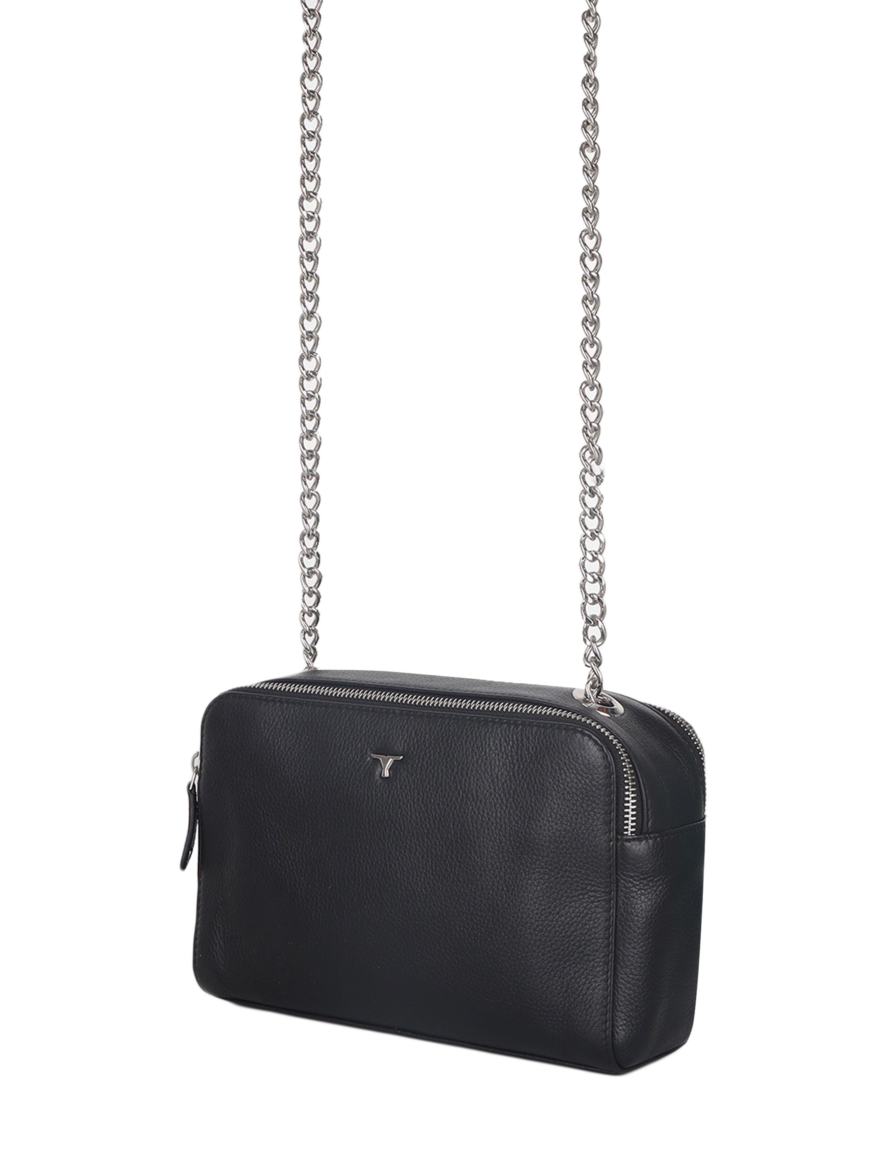 Bulchee Leather Crossbody Black Sling Bag - HBL2102.1