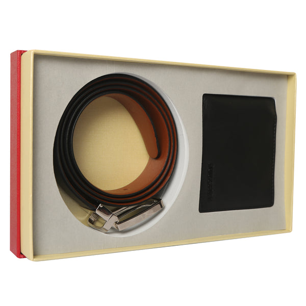 Bulchee Gift Box Leather Belt and Wallet