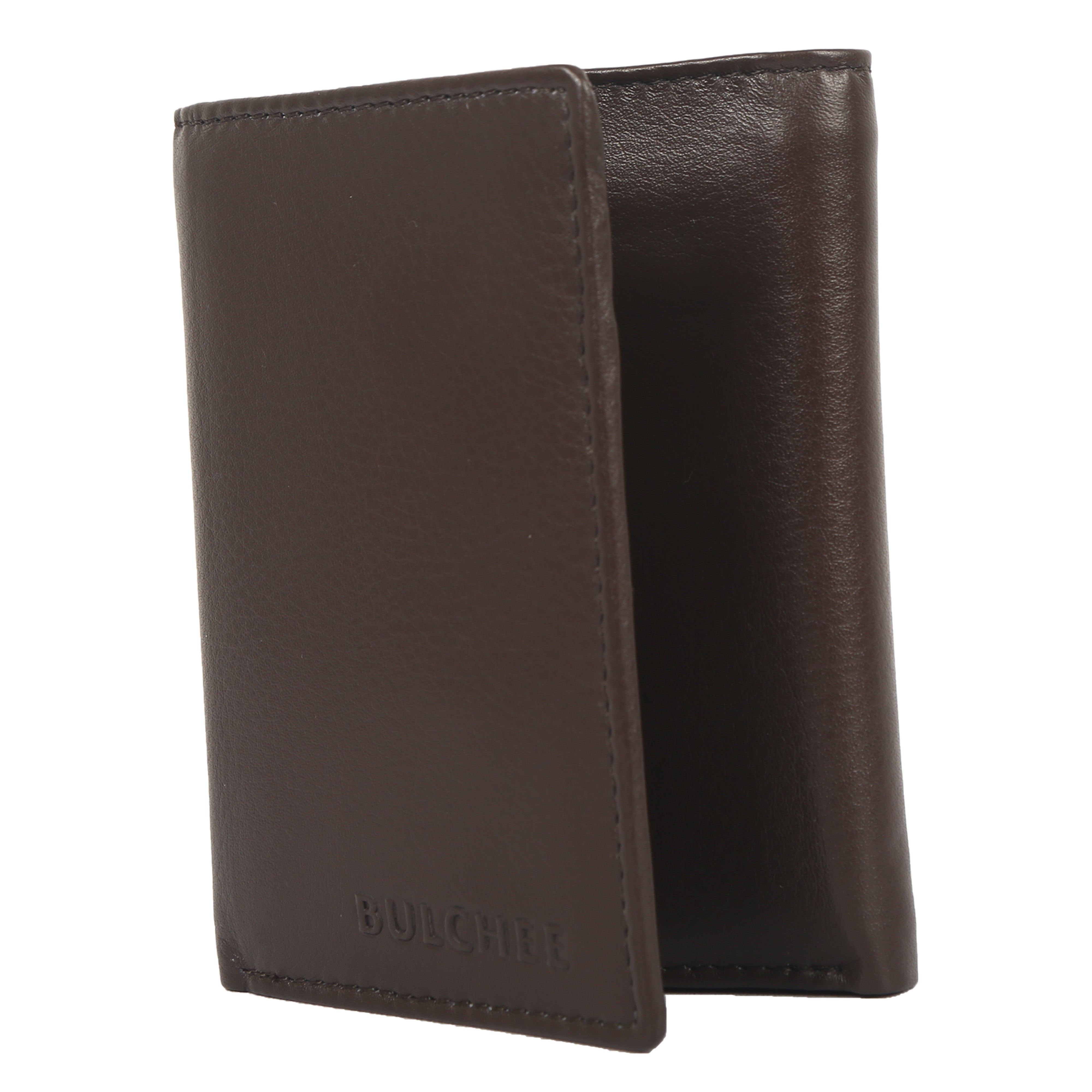 Bulchee Men Brown Trifold Leather Wallet