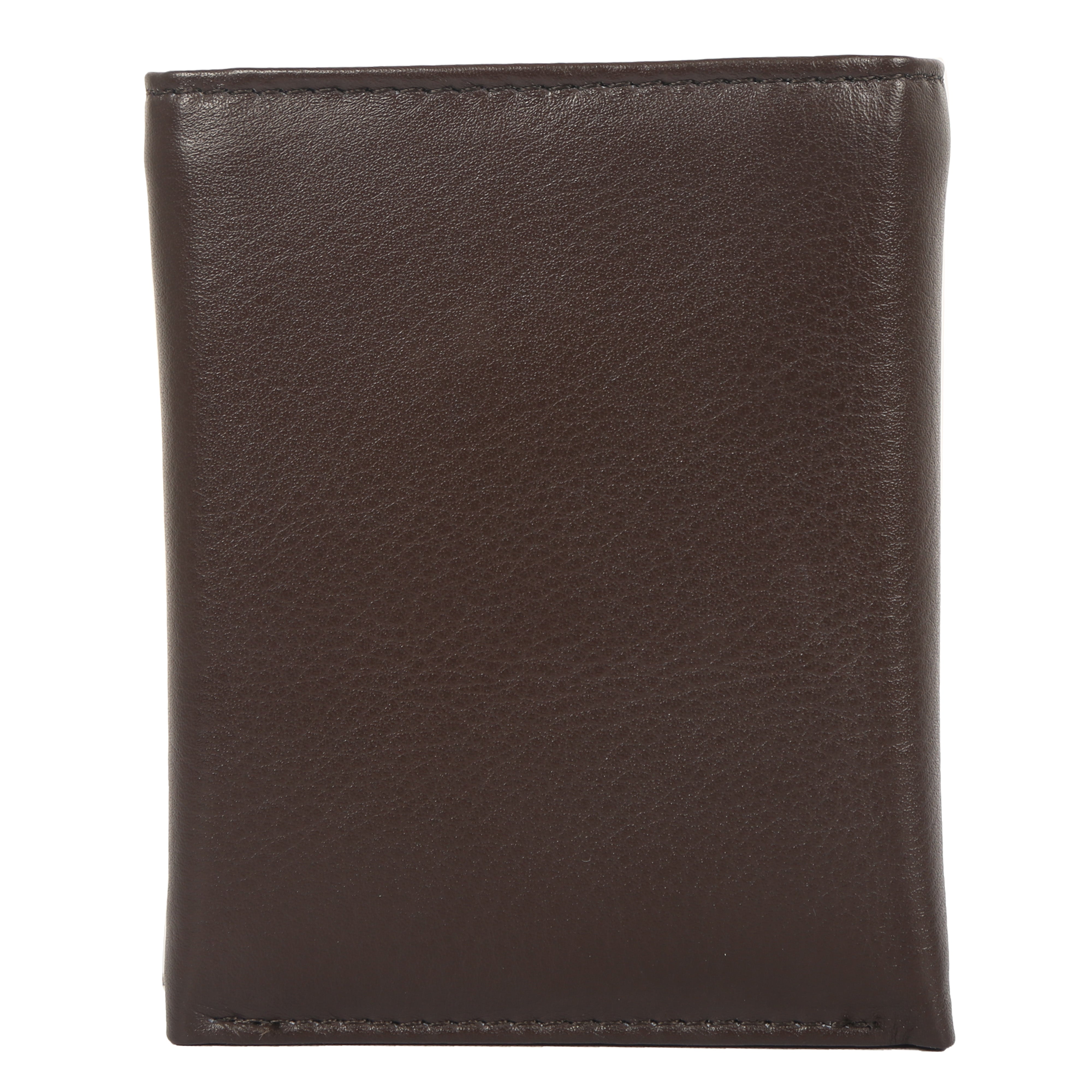 Bulchee Men Brown Trifold Leather Wallet