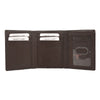 Bulchee Men Brown Trifold Leather Wallet