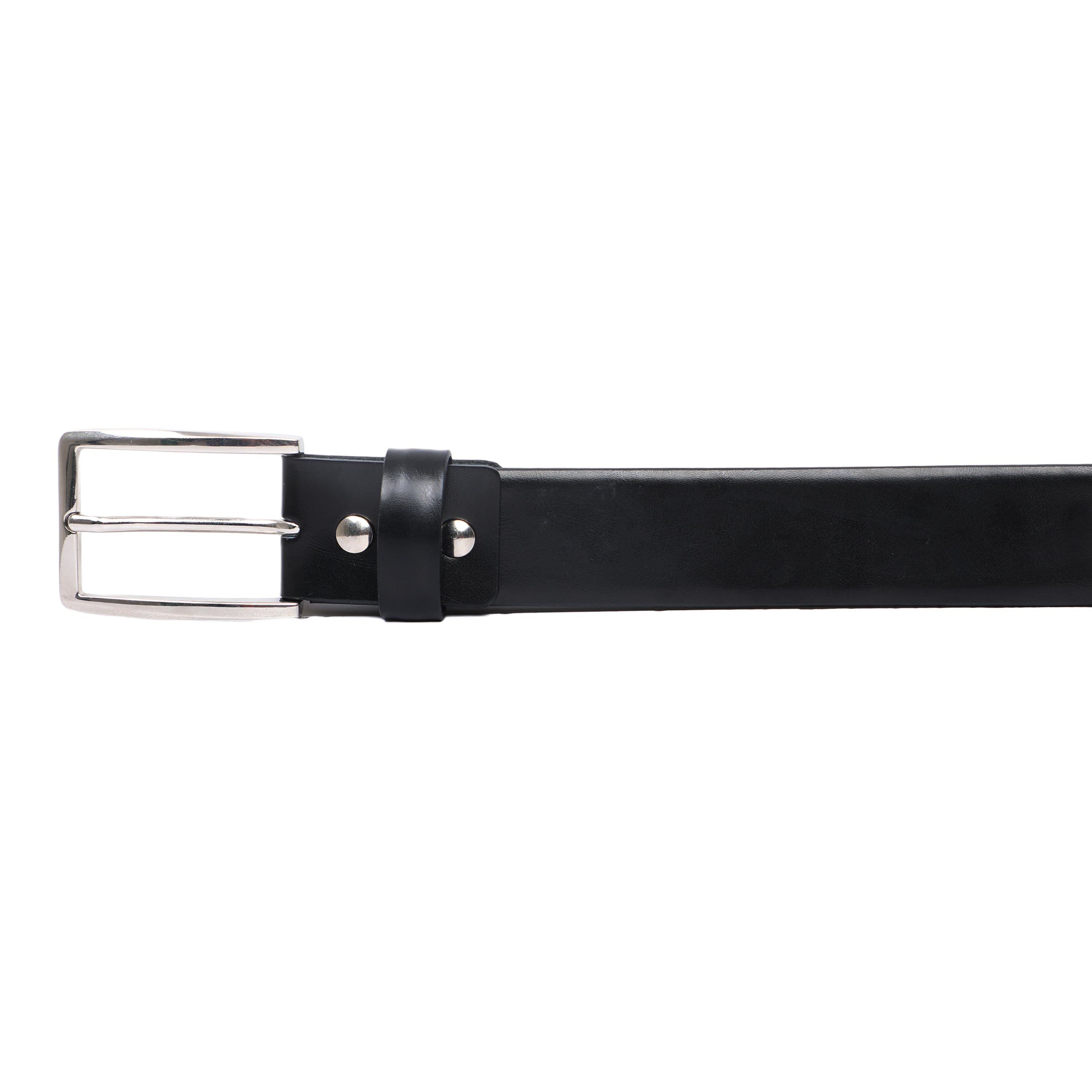 Ufficio Men's Genuine Leather Chino Belt (Casual, Black)