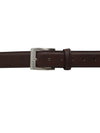 Bulchee Premium Collections Men's Italian Leather and Brass Buckle Belt | Padded Chino | Brown | BISG2106B
