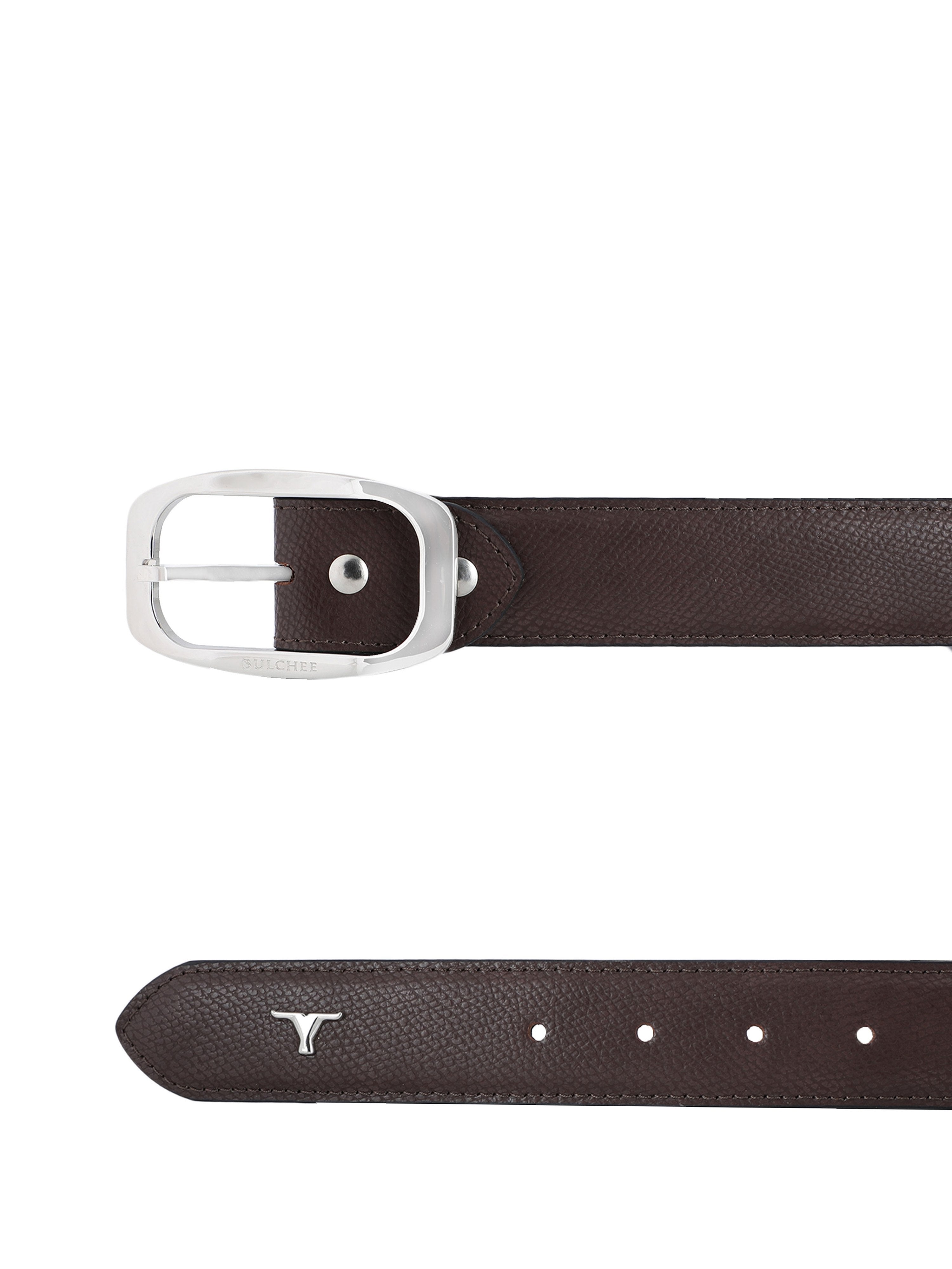 Bulchee Exclusive Insignia Collection Men's Genuine Leather Belt | Padded Chinos | Brown