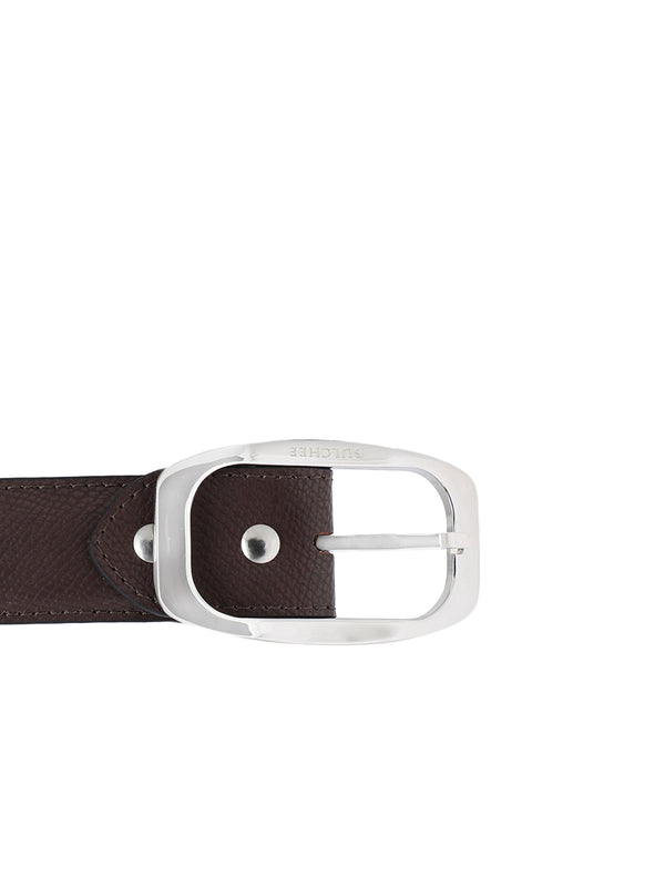 Bulchee Exclusive Insignia Collection Men's Genuine Leather Belt | Padded Chinos | Brown