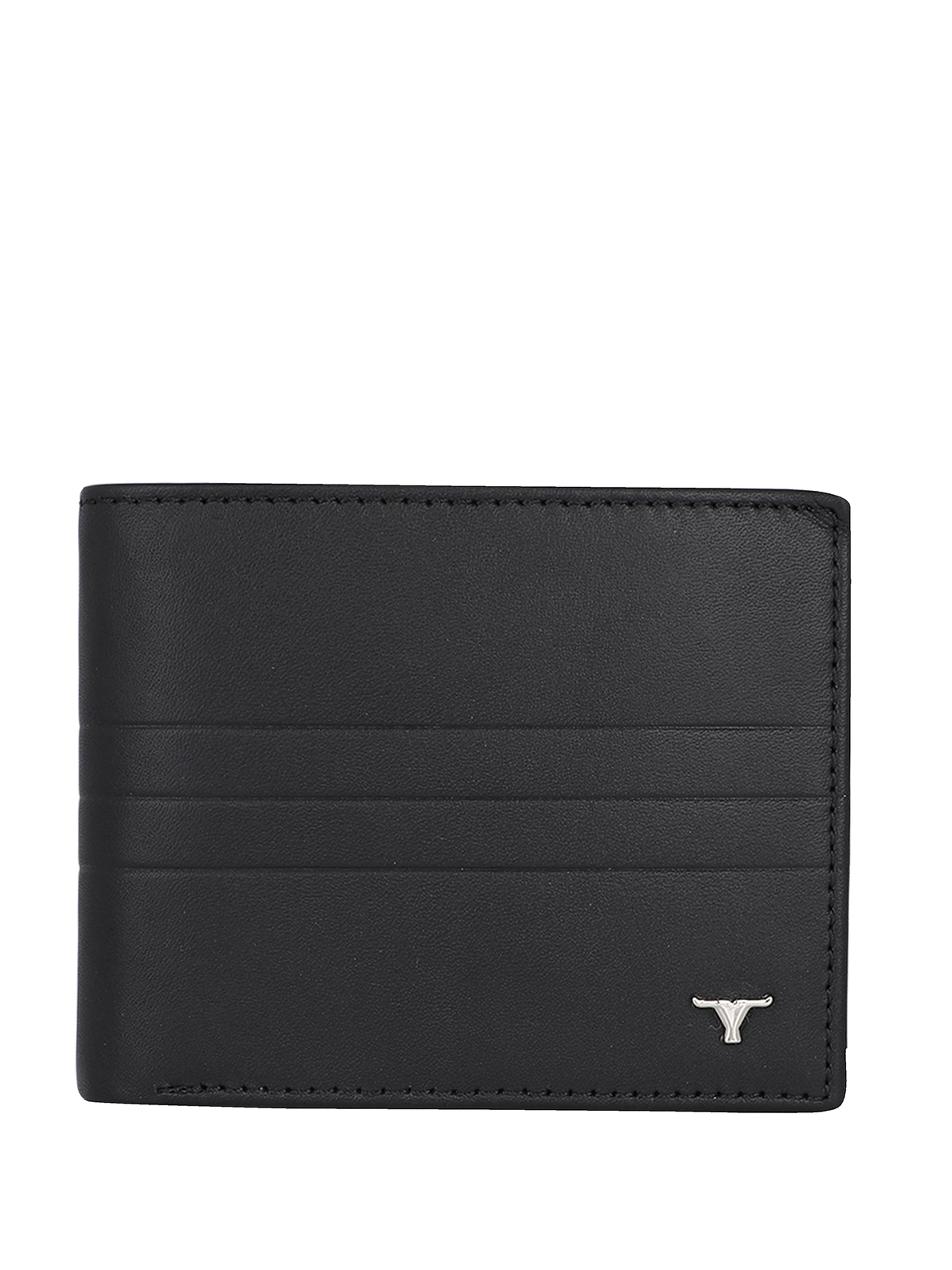Bulchee Men Black Genuine Leather Wallet