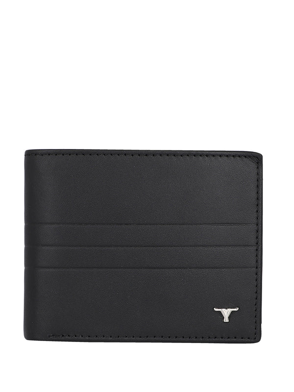 Bulchee Men Black Genuine Leather Wallet