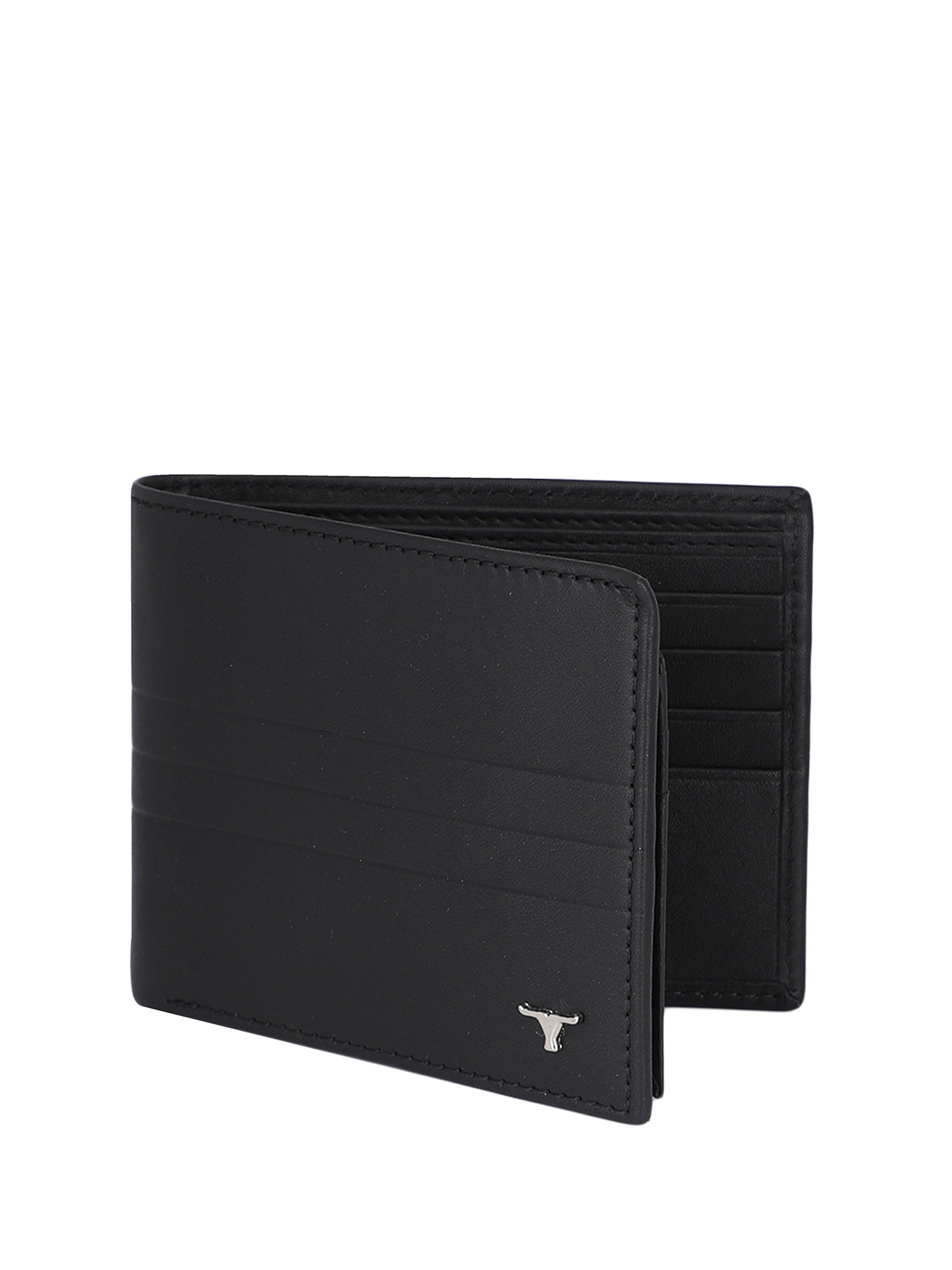 Bulchee Men Black Genuine Leather Wallet