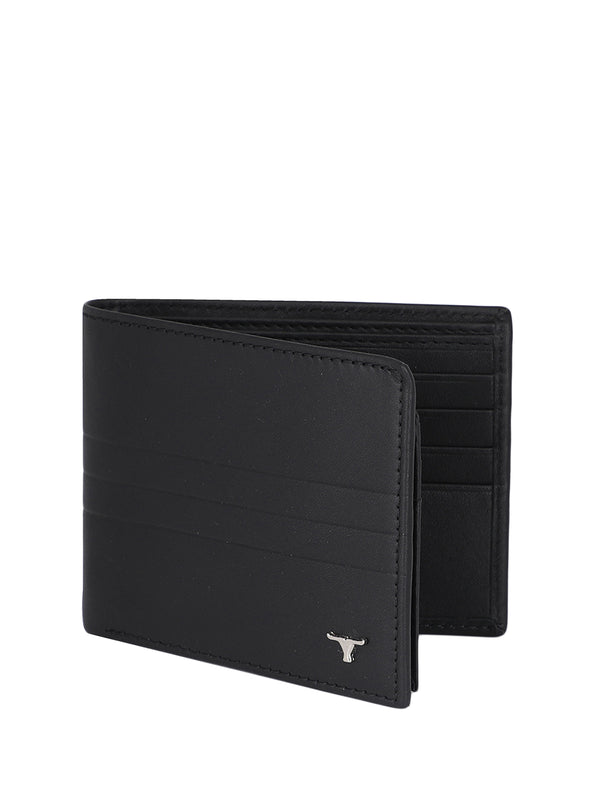 Bulchee Men Black Genuine Leather Wallet