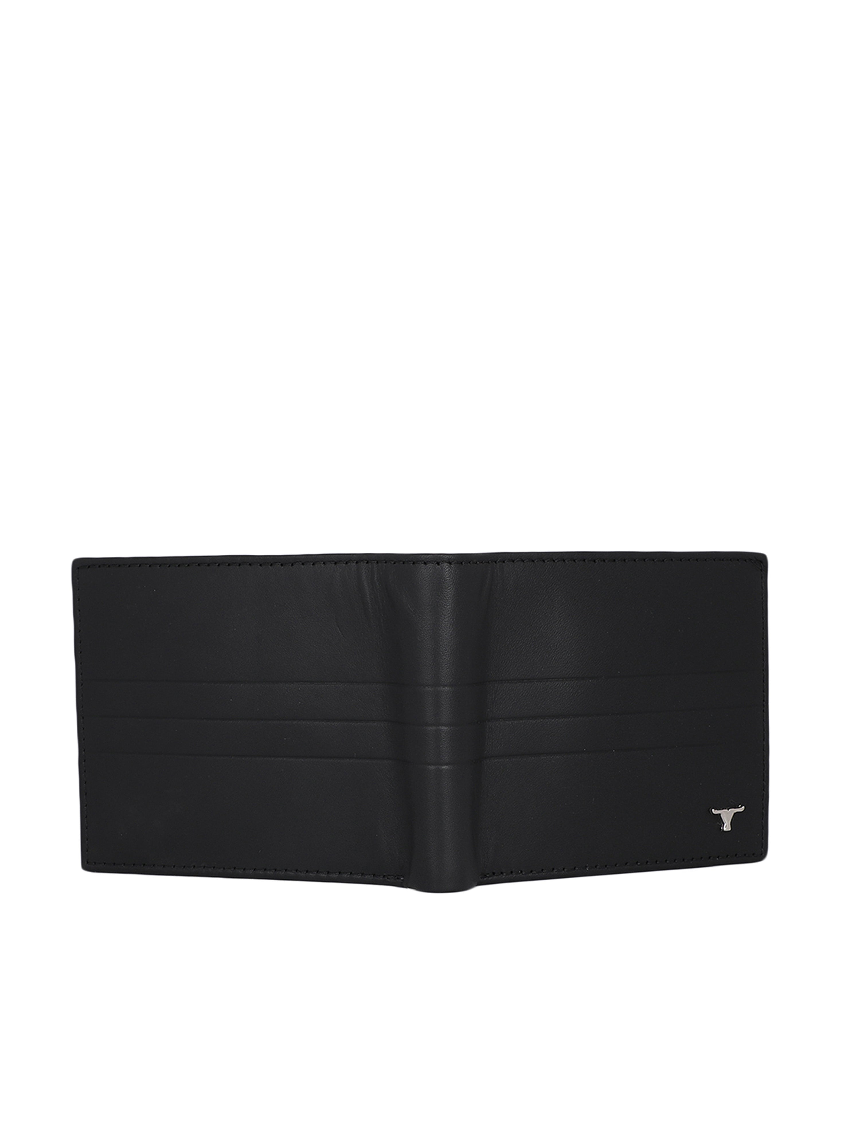 Bulchee Men Black Genuine Leather Wallet