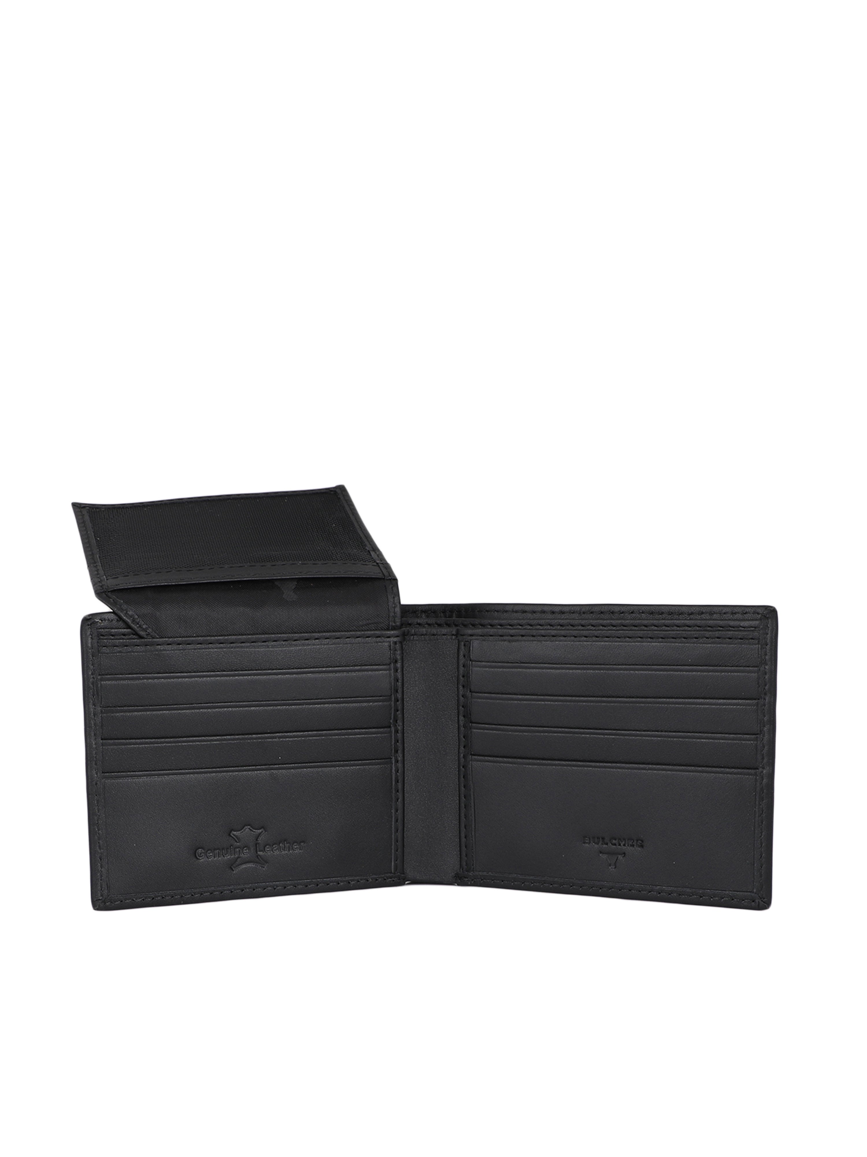 Bulchee Men Black Genuine Leather Wallet