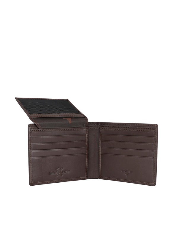 Bulchee Men Brown Genuine Leather Wallet