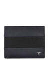 Bulchee Men Blue Genuine Leather Wallet