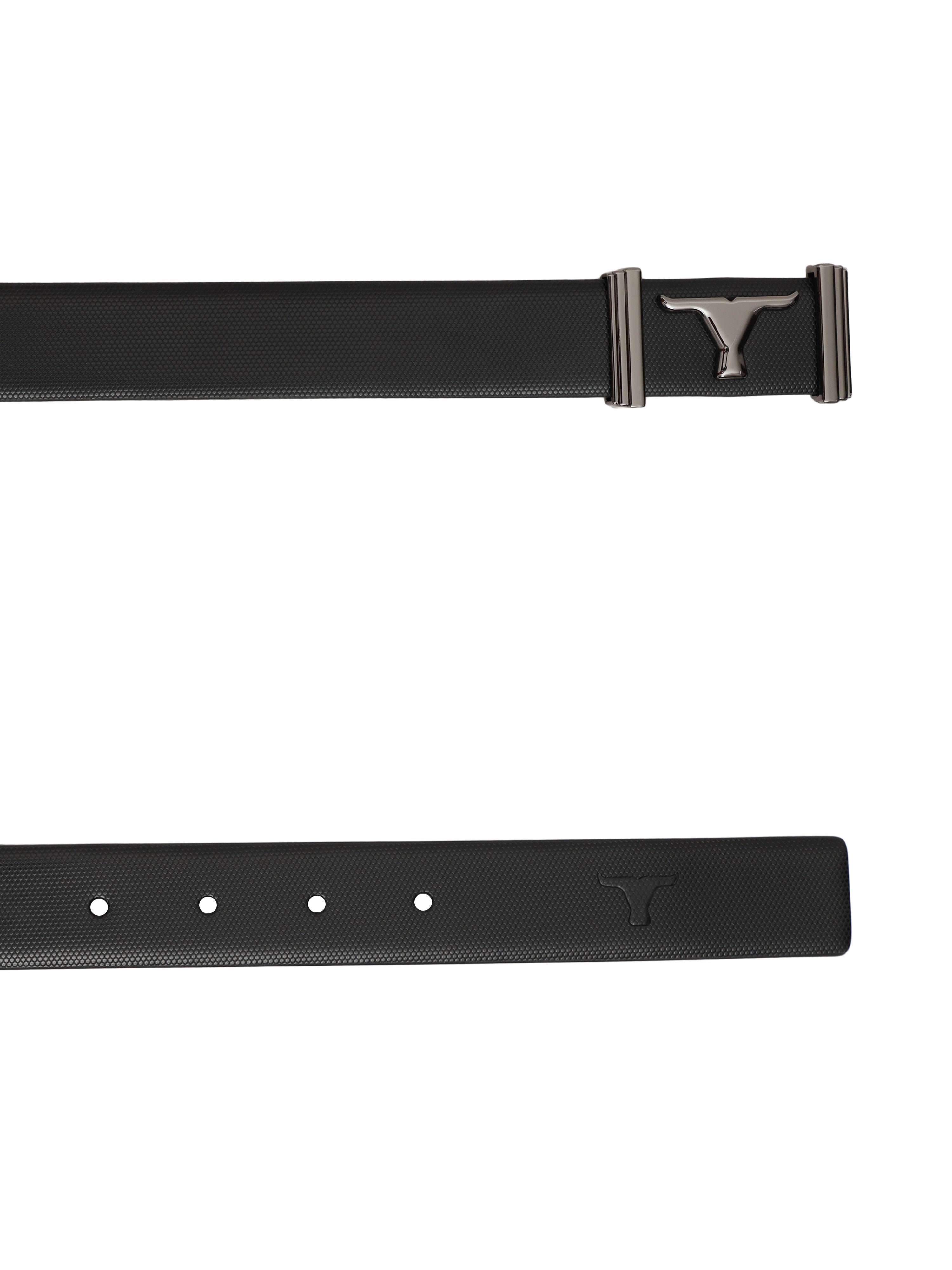 Bulchee  Men's Genuine Leather Belt | Flat | Black | BUL2101B