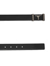 Bulchee  Men's Genuine Leather Belt | Flat | Black | BUL2101B