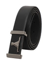 Bulchee  Men's Genuine Leather Belt | Flat | Black | BUL2101B
