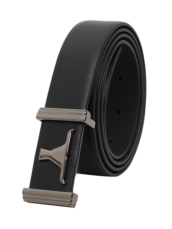 Bulchee  Men's Genuine Leather Belt | Flat | Black | BUL2101B