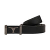 Bulchee  Men's Genuine Leather Belt | Flat | Black | BUL2101B