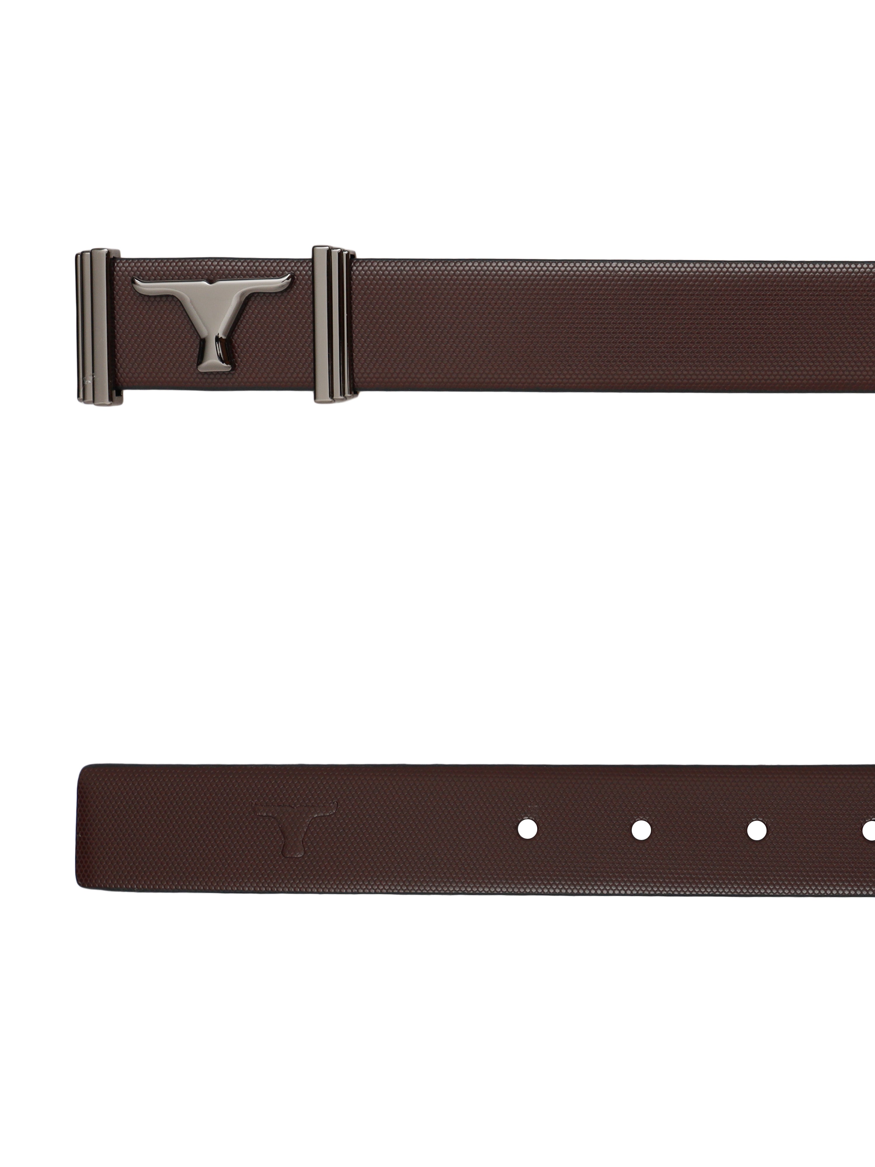 Bulchee Premium Collections Men's Genuine Leather Belt | Flat | Brown| BUL2102B